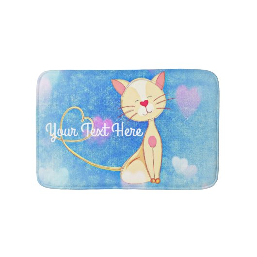 Dreaming Cat Badematte (Vorderseite)
