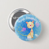 Dreaming Cat Button (Vorne & Hinten)