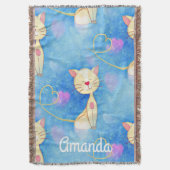 Dreaming Cat Decke (Vorderseite Vertikal)