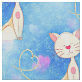 Dreaming Cat Fabric Stoff (Nahaufnahme)