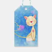 Dreaming Cat Geschenkanhänger (Rückseite)