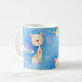 Dreaming Cat Kaffeetasse (Vorderseite Links)