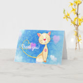 Dreaming Cat Karte (Gelbe Blume)