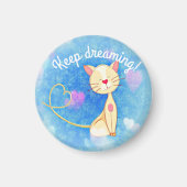 Dreaming Cat Magnet (Vorne)