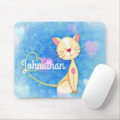 Dreaming Cat Mousepad (Mit Mouse)