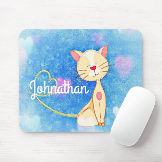 Dreaming Cat Mousepad (Mit Mouse)