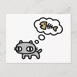 Dreaming Cat Postkarte