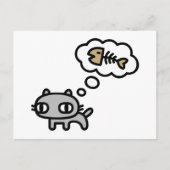 Dreaming Cat Postkarte (Vorderseite)