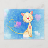 Dreaming Cat Postkarte (Vorderseite)