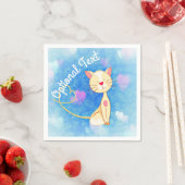 Dreaming Cat Serviette (Beispiel)