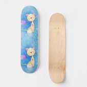 Dreaming Cat Skateboard (Vorderseite)