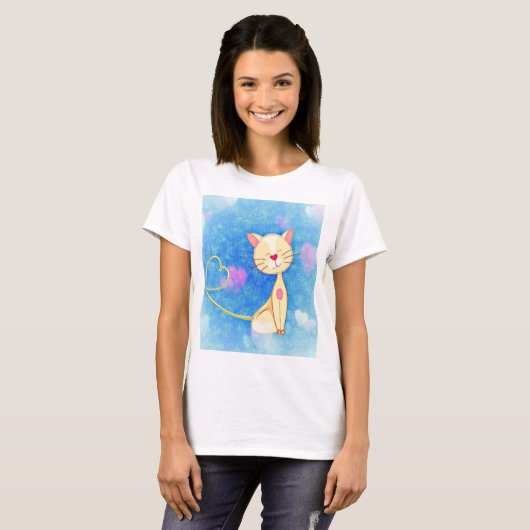 Dreaming Cat T-Shirt (Vorne ganz)