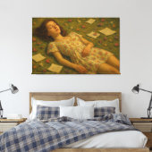 Dreaming, creating and believing leinwanddruck (Insitu (Schlafzimmer))