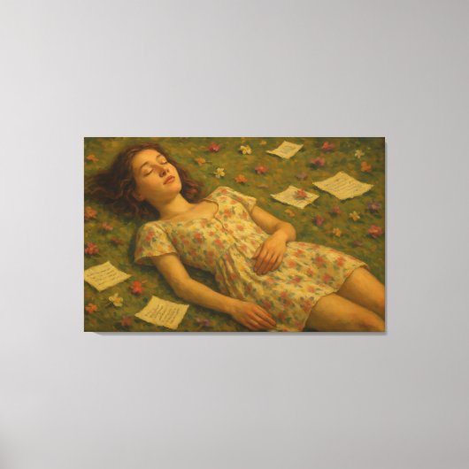 Dreaming, creating and believing leinwanddruck (Vorderseite)