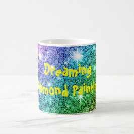 Dreaming-Diamant-Malerei Kaffeetasse