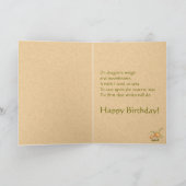 Dreaming Dragon Karte (Innenseite)