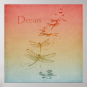 Dreaming Dragonfliegen Poster (Vorne)