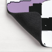 "Dreaming in Lila" Geometrie Mousepad (Ecke)
