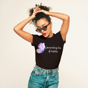 "Dreaming in Pastellfarben" Weiche ästhetische Wei T-Shirt