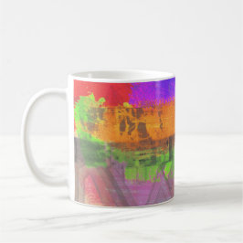 "Dreaming in the Millions" abstract art coffee mug Kaffeetasse