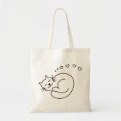 Dreaming Kitty Tragetasche (Vorne)
