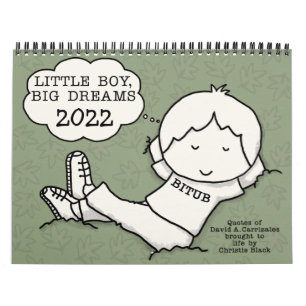 Dreaming Little Boy, Big Dreams 2022 Med Kalender