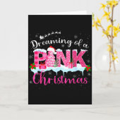 Dreaming Of A Nk Christmas Tree Cakes Santa Hat Xm Karte (Gelbe Blume)