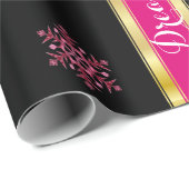 "Dreaming of a Pink Christmas" Elegante Girlie Geschenkpapier (Rolleneckpunkt)