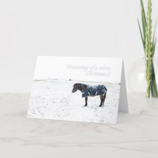 Dreaming of a white Christmas? Feiertagskarte