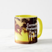 Dreaming Of Florida Coffee Mug Tasse (VorderseiteRechts)