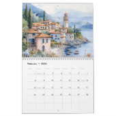 Dreaming of Italy | 2026 Watercolor Landscape Kalender (Feb 2026)