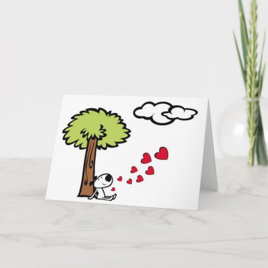 Dreaming of Love Feiertagskarte (Vorderseite)