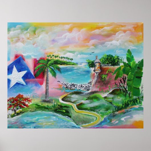 Dreaming of Puerto Rico 010823 Poster (Vorne)