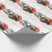 Dreaming of Santa - German Shorthair Puppy Geschenkpapier (Ecke)