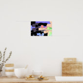"Dreaming of Sky" Geometrische Kunst Poster (Küche)