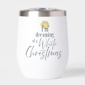 Dreaming of White Christmas Festive Stemless (Vorderseite)