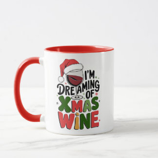 Dreaming of Xmas Wine – Festive Santa Tasse