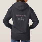 Dreaming Over Doing - Aesthetic Hoodie (Rückseite)