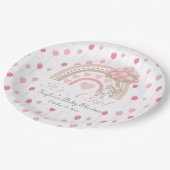 Dreaming Pink Es ist eine Girl Baby Dusche Pappteller (Schrägansicht)