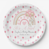 Dreaming Pink Es ist eine Girl Baby Dusche Pappteller (Vorderseite)