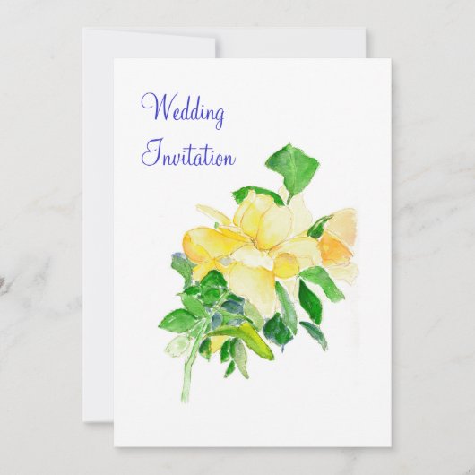 Dreaming Spires Rose Hochzeit Einladung (Vorderseite)