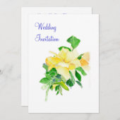 Dreaming Spires Rose Hochzeit Einladung (Vorne/Hinten)