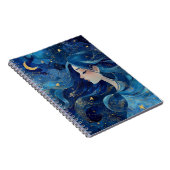 Dreaming Under Stars - Goddess Journal Notizblock (Rechte Seite)