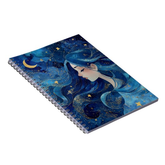 Dreaming Under Stars - Goddess Journal Notizblock (Rechte Seite)