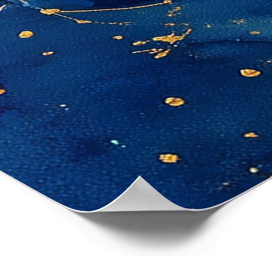 Dreaming Under Stars - Goddess Poster (Ecke)