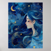 Dreaming Under Stars - Goddess Poster (Vorne)