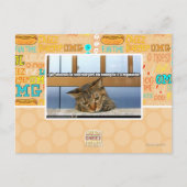 Dreaming von Käseburgern Postkarte (Vorderseite)