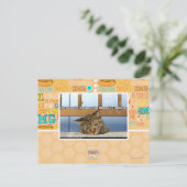 Dreaming von Käseburgern Postkarte (Stehend Vorderseite)