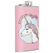Dreaming Whimsical Unicorn Flachmann (Rechts)