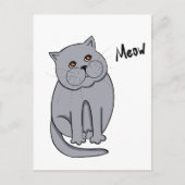 Dreamkatze mit orangefarbenen Augen Postkarte (Vorderseite)